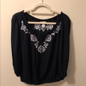 WHBM Silk Top